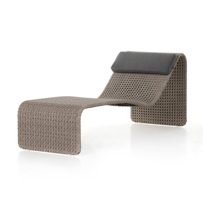 Four Hands Paige Outdoor Woven Chaise-Patio Pelican
