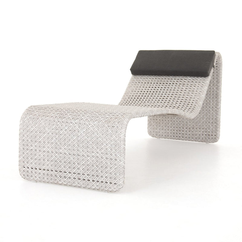 Four Hands Paige Outdoor Woven Chaise-Patio Pelican