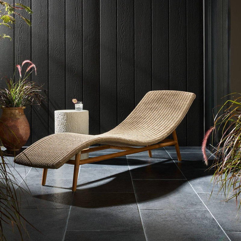 Four Hands Portia Outdoor Chaise-Patio Pelican