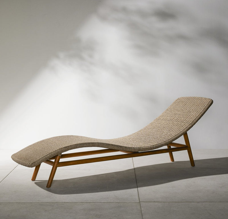 Four Hands Portia Outdoor Chaise-Patio Pelican