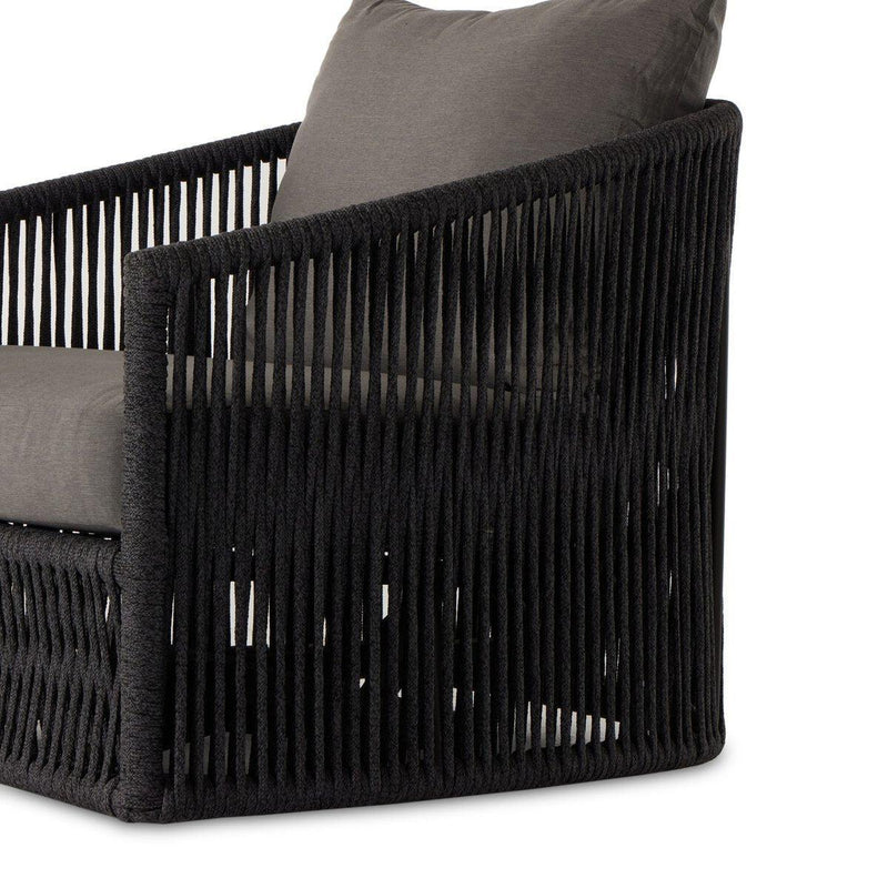 Four Hands Porto Outdoor Swivel Chair-Patio Pelican