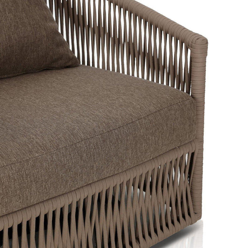 Four Hands Porto Outdoor Swivel Chair-Patio Pelican