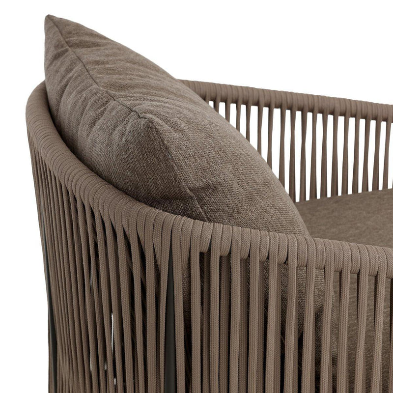 Four Hands Porto Outdoor Swivel Chair-Patio Pelican