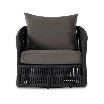 Four Hands Porto Outdoor Swivel Chair-Patio Pelican