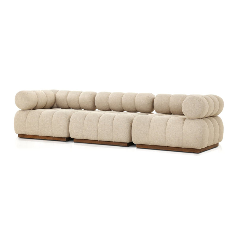Four Hands Roma Outdoor 3-Piece Sectional-Patio Pelican