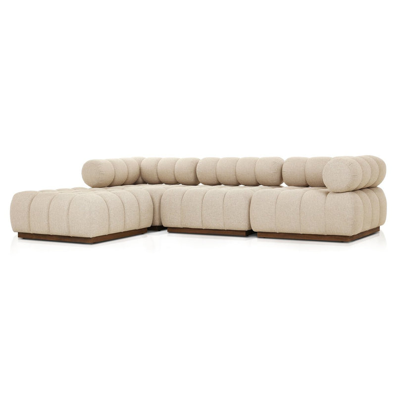 Four Hands Roma Outdoor 3-Piece Sectional-Patio Pelican