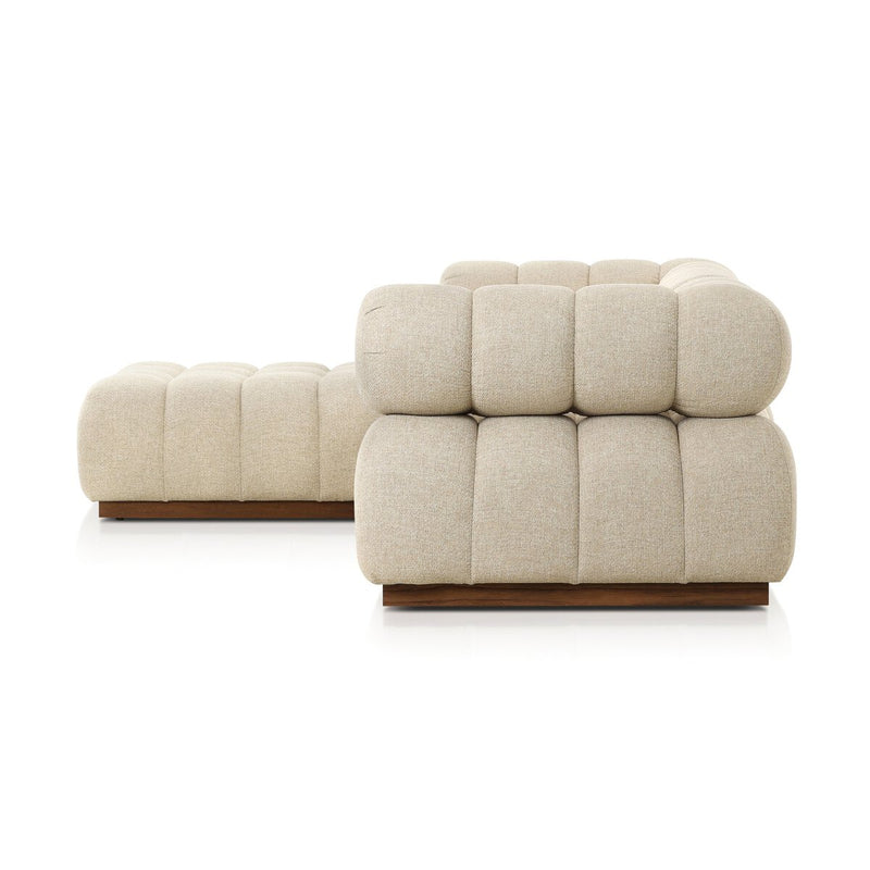 Four Hands Roma Outdoor 3-Piece Sectional-Patio Pelican