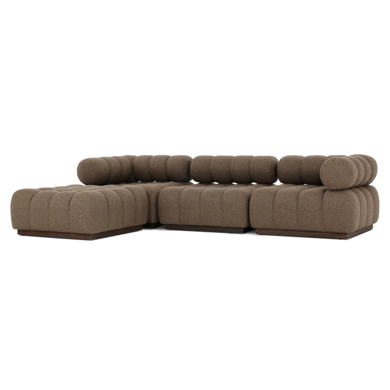 Four Hands Roma Outdoor 3-Piece Sectional-Patio Pelican