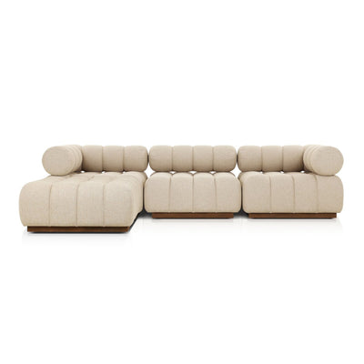 Four Hands Roma Outdoor 3-Piece Sectional-Patio Pelican