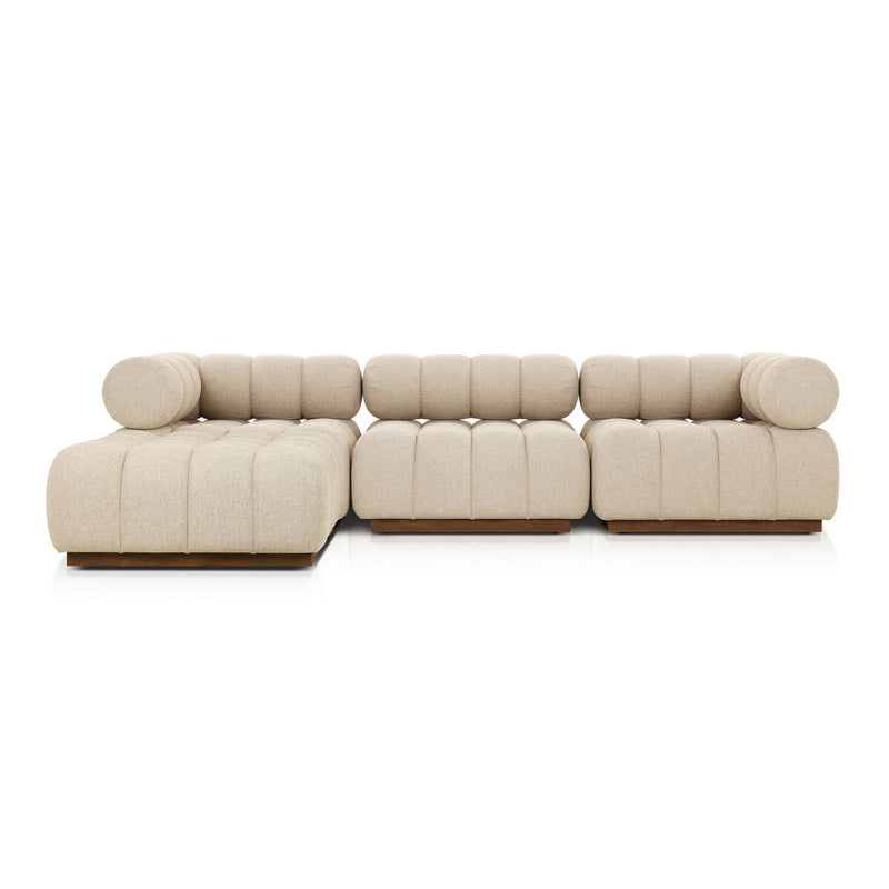 Four Hands Roma Outdoor 3-Piece Sectional-Patio Pelican