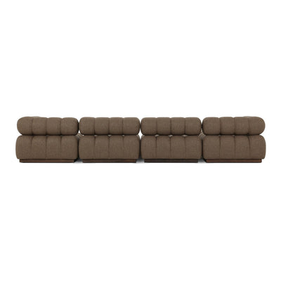 Four Hands Roma Outdoor 4-Piece Sectional Sofa-Patio Pelican