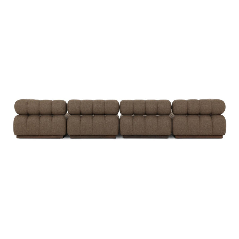 Four Hands Roma Outdoor 4-Piece Sectional Sofa-Patio Pelican