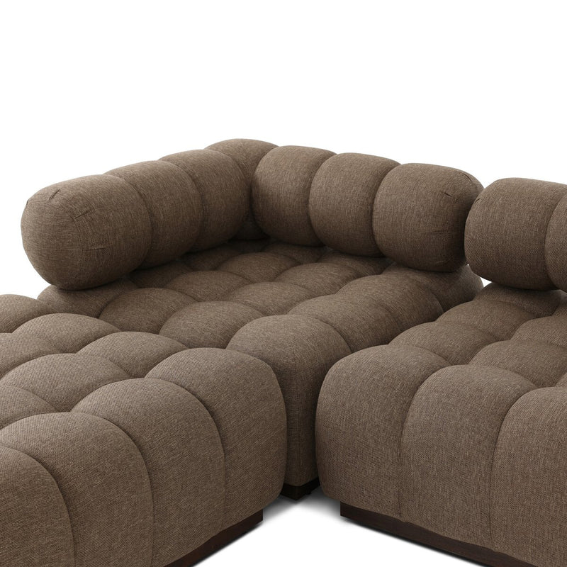 Four Hands Roma Outdoor 4-Piece Sectional Sofa-Patio Pelican