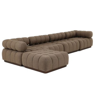 Four Hands Roma Outdoor 4-Piece Sectional Sofa-Patio Pelican