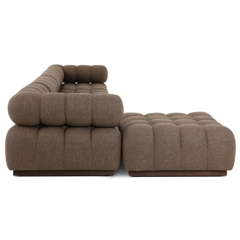 Four Hands Roma Outdoor 4-Piece Sectional Sofa-Patio Pelican