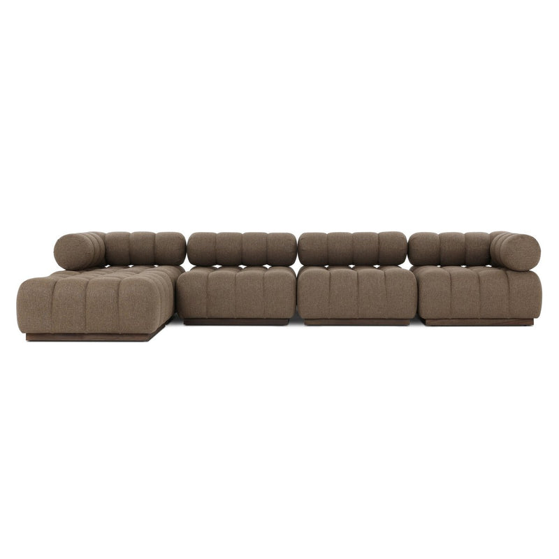 Four Hands Roma Outdoor 4-Piece Sectional Sofa-Patio Pelican