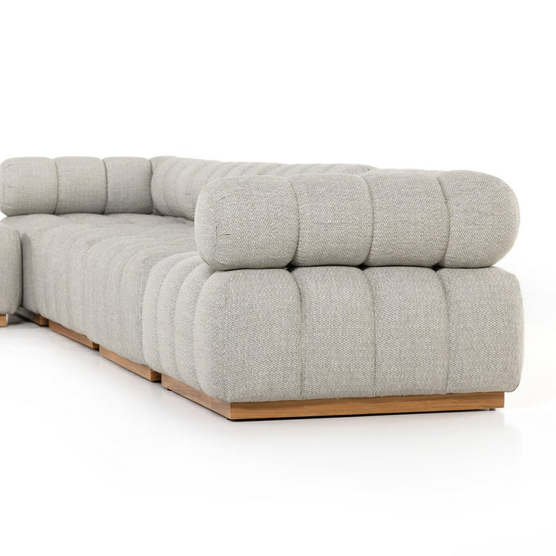 Four Hands Roma Outdoor 4-Piece Sectional Sofa-Patio Pelican