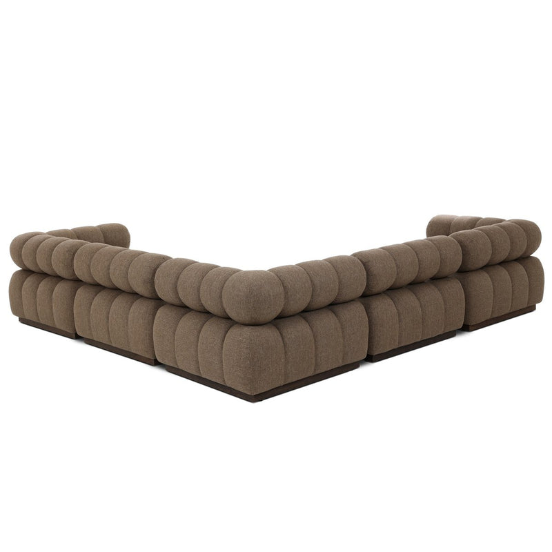 Four Hands Roma Outdoor 5-Piece Sectional Sofa-Patio Pelican