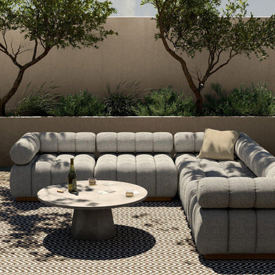 Four Hands Roma Outdoor 5-Piece Sectional Sofa-Patio Pelican
