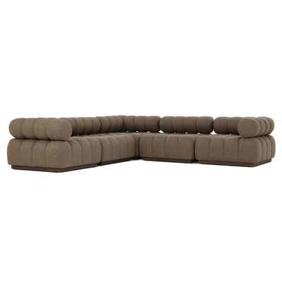 Four Hands Roma Outdoor 5-Piece Sectional Sofa-Patio Pelican