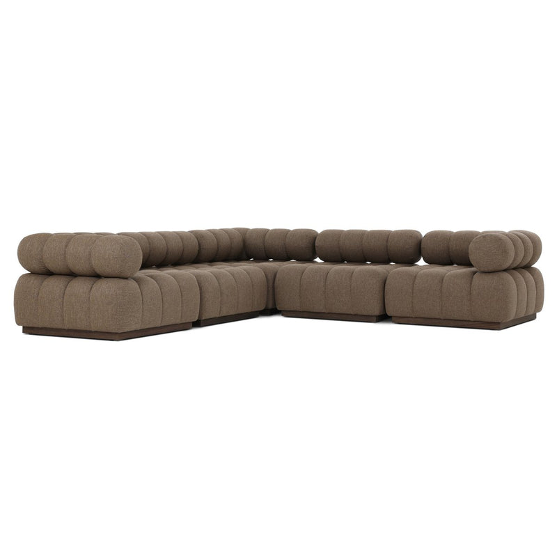 Four Hands Roma Outdoor 5-Piece Sectional Sofa-Patio Pelican