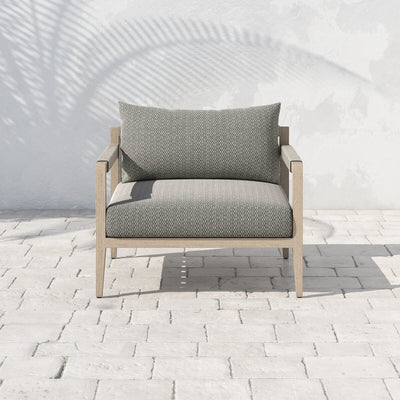 Four Hands Sherwood Outdoor Chair - Washed Brown-Patio Pelican