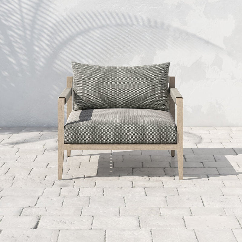 Four Hands Sherwood Outdoor Chair - Washed Brown-Patio Pelican