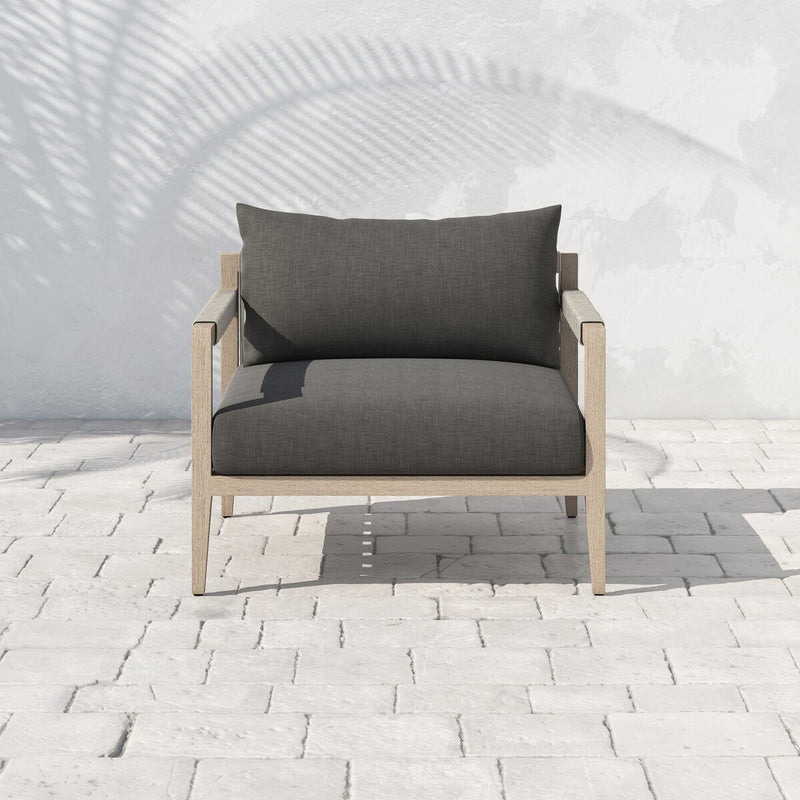 Four Hands Sherwood Outdoor Chair - Washed Brown-Patio Pelican