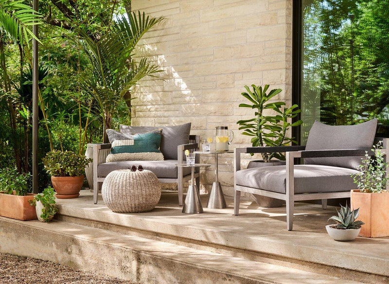 Four Hands Sherwood Outdoor Chair - Washed Brown-Patio Pelican