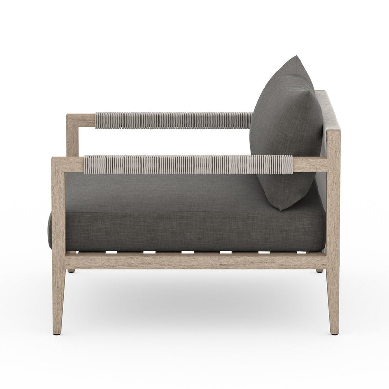 Four Hands Sherwood Outdoor Chair - Washed Brown-Patio Pelican