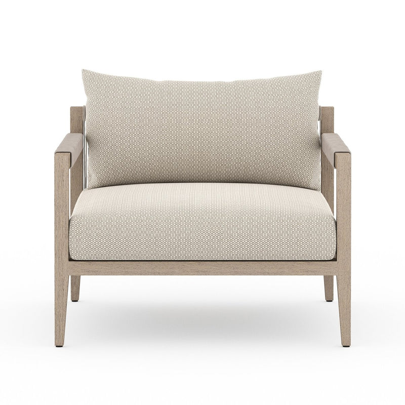 Four Hands Sherwood Outdoor Chair - Washed Brown-Patio Pelican