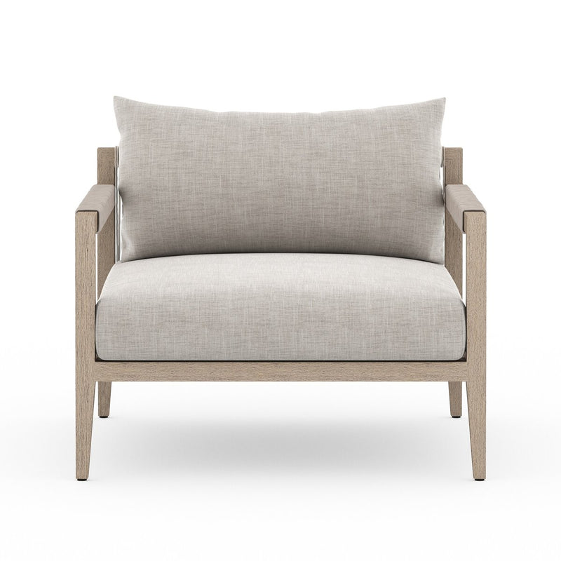 Four Hands Sherwood Outdoor Chair - Washed Brown-Patio Pelican