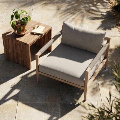 Four Hands Sherwood Outdoor Chair - Washed Brown-Patio Pelican