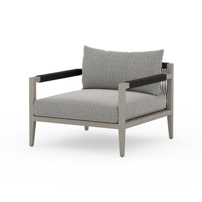 Four Hands Sherwood Outdoor Chair - Weathered Grey-Patio Pelican