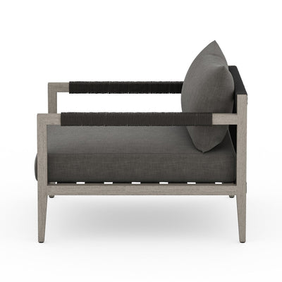 Four Hands Sherwood Outdoor Chair - Weathered Grey-Patio Pelican