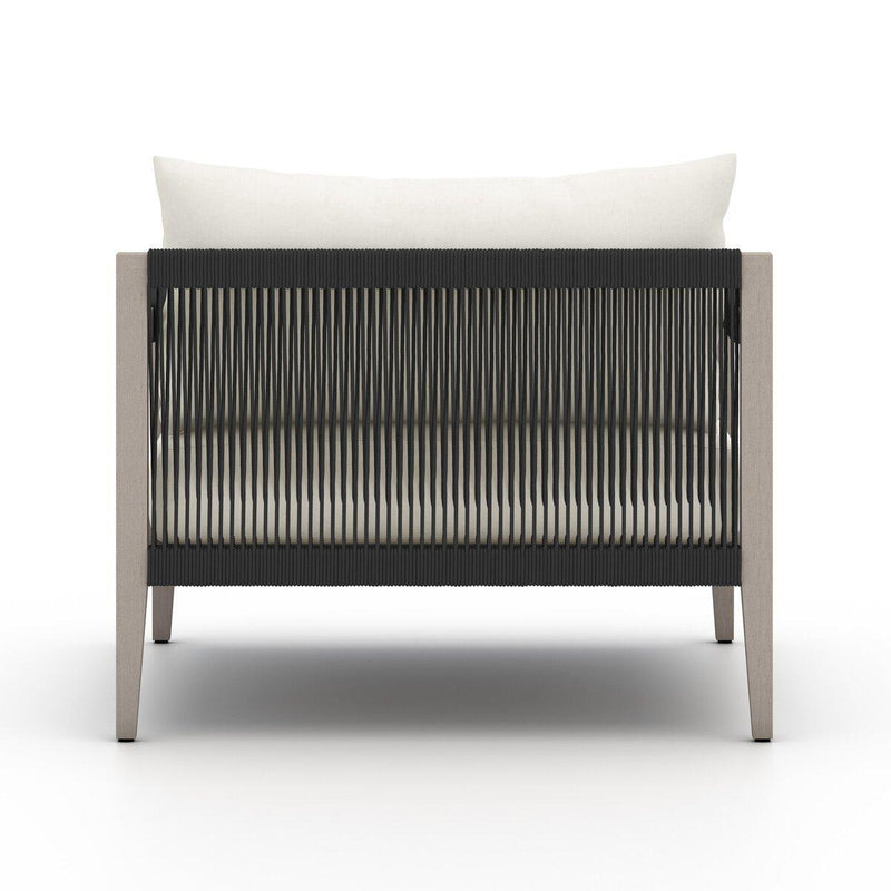 Four Hands Sherwood Outdoor Chair - Weathered Grey-Patio Pelican