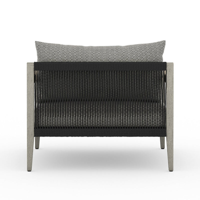 Four Hands Sherwood Outdoor Chair - Weathered Grey-Patio Pelican