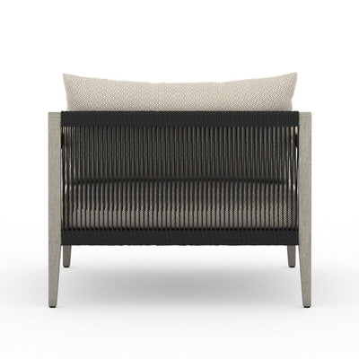 Four Hands Sherwood Outdoor Chair - Weathered Grey-Patio Pelican