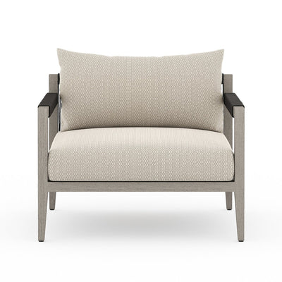 Four Hands Sherwood Outdoor Chair - Weathered Grey-Patio Pelican