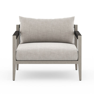 Four Hands Sherwood Outdoor Chair - Weathered Grey-Patio Pelican