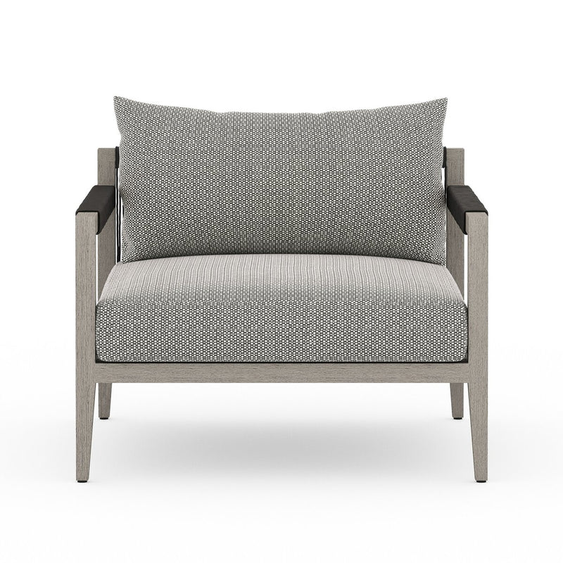 Four Hands Sherwood Outdoor Chair - Weathered Grey-Patio Pelican
