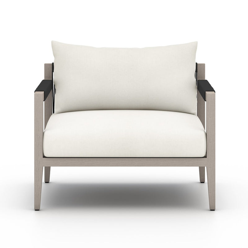 Four Hands Sherwood Outdoor Chair - Weathered Grey-Patio Pelican