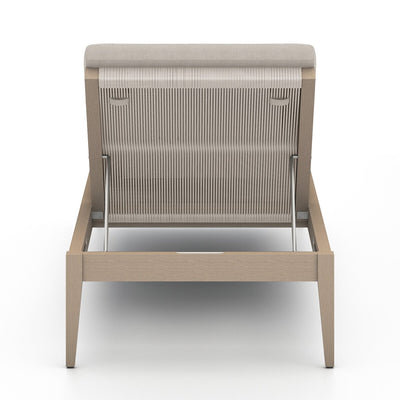 Four Hands Sherwood Outdoor Chaise - Washed Brown-Patio Pelican