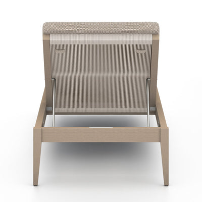 Four Hands Sherwood Outdoor Chaise - Washed Brown-Patio Pelican
