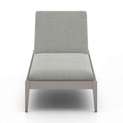 Four Hands Sherwood Outdoor Chaise - Weathered Grey-Patio Pelican