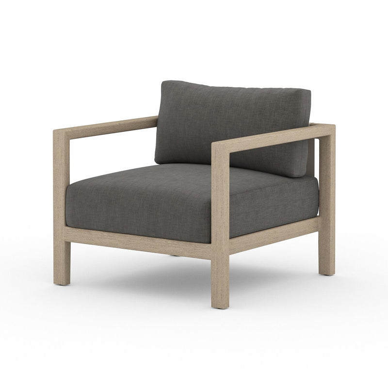 Four Hands Sonoma Outdoor Chair - Washed Brown-Patio Pelican