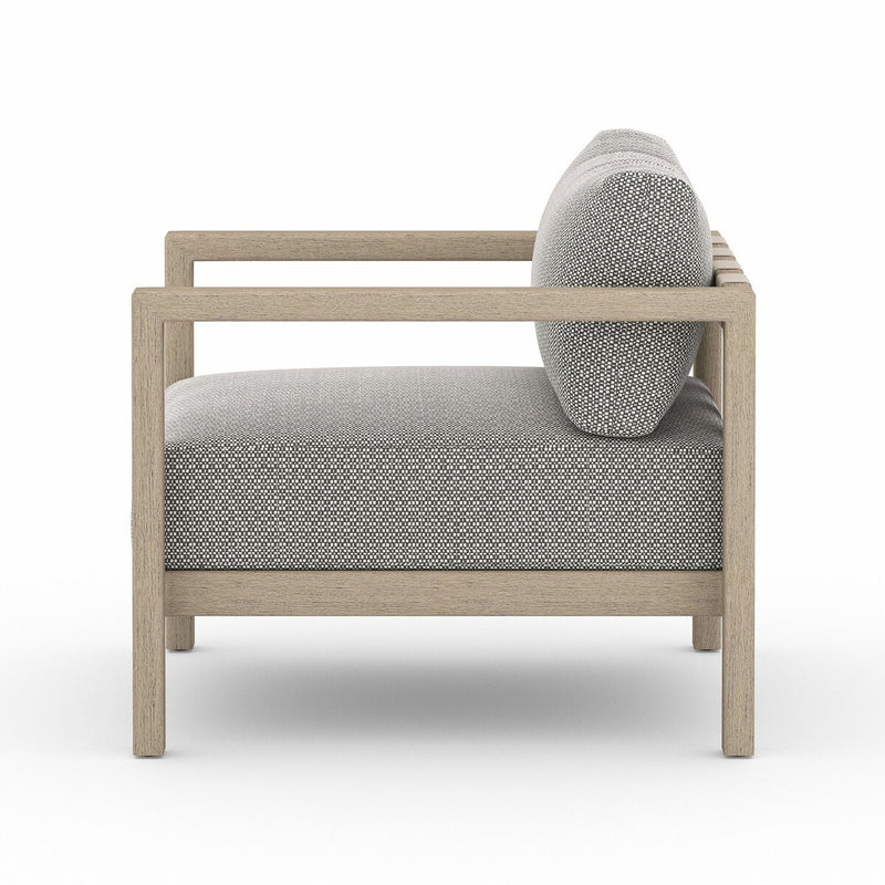 Four Hands Sonoma Outdoor Chair - Washed Brown-Patio Pelican