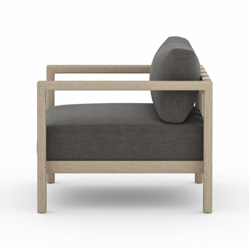 Four Hands Sonoma Outdoor Chair - Washed Brown-Patio Pelican