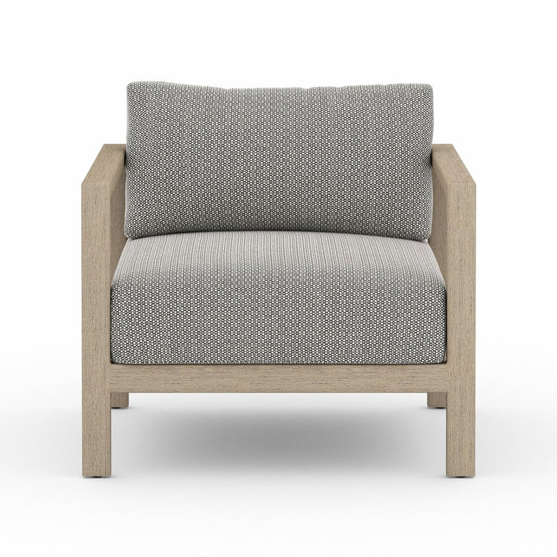 Four Hands Sonoma Outdoor Chair - Washed Brown-Patio Pelican