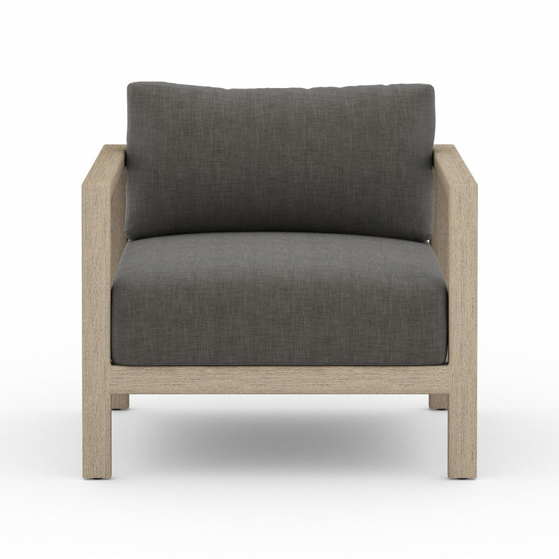 Four Hands Sonoma Outdoor Chair - Washed Brown-Patio Pelican